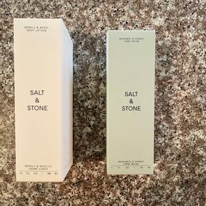 SALT & STONE Hand cream Bergamont & Hinoki Body lotion Neroli & Basil